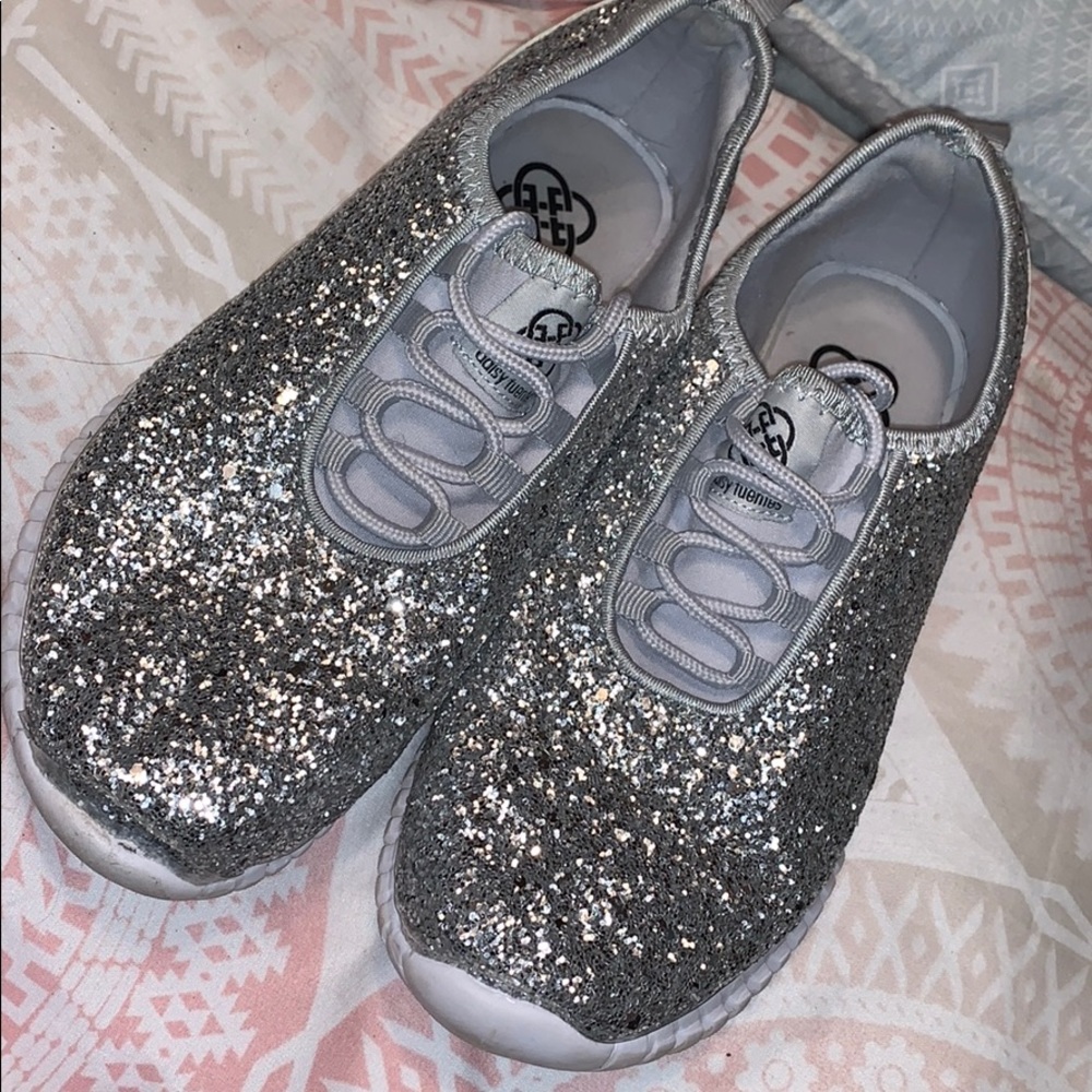 Glittery sneakers